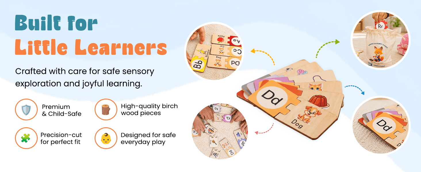 ABC Explorer Wooden Puzzle detail 4