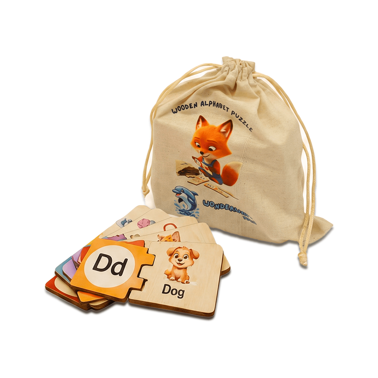 ABC Explorer Wooden Puzzle - Image 1